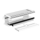 HiB - ACCESSORIES - Shower Shelf with Grab Bar and Magnetic Squeegee (W300 x D100 x H90mm)