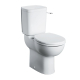 Armitage Shanks - CONTOUR 21 - WC Toilet Pan, Close-Coupled (750mm Projection, 460mm High) COMPLETE SUITE