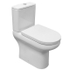 RAK Compact Extended Deluxe Rimless CC Full Access WC Pack No Seat & OPTIONS 