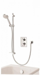 Aqualisa Dream DCV Concealed Bath Shower Divert Mixer with Adj. Head and Bath Overflow Filler (HP/Combi) #1
