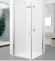 Novellini Young 2 G+F Hinged Shower Door + Panel