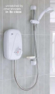 Mira - VIGOUR - Electric Power Shower, Manual, 4 Spray Function Shower Head and Shower Rail