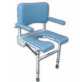 FC - Comfort Folding  Horseshoe Seat with Padded Back & Arm Rests (GREY)