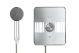Aqualisa - Lumi Electric Shower 8.5kW Adjustable Head - White/Chrome LNE #1