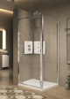 Novellini - Lunes G - Pivot Shower Door - Glass 5mm