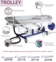 Orchid Medicare - Shower Trolley (With Manual or Electric Lift)