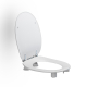 Pressalit - DANIA - Toilet Seat & Cover, 50mm Raised, Stabilising Buffers & Special Hinges (R33000)