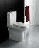 RAK Rimless Compact Deluxe Close Coupled Fully Back To Wall WC PAK without seat 
