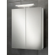 RAK Vogue Luxury Aluminium LED Double Door Mirror Cabinet