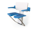 Slimfold Horseshoe Shower Seat (SKY BLUE)