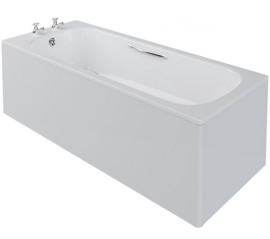 Bathtub shown with front & end panel