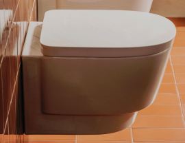 Roca - TURA - WC Toilet Pan, Wall-Hung, Rimless® (L360 x W500 x H465mm)