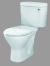 FC Modern Range Close Coupled, Security Fixed Cistern, WC Suite (Lever Flush)