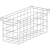 Pressalit - Universal Basket For Mouting on Horizontal Wall Track, 326 x 116 x 136mm (RT765)